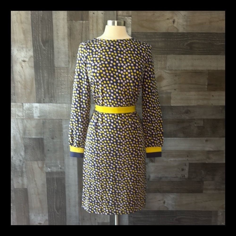 Boden long sleeve dress size 4 floral garden party feminine whimsigoth kidcore